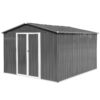 10' x 8' Garden Sheds Outdoor Storage Sheds - Gray - Image 3