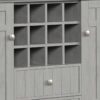 Bedford - Sideboard Buffet And Wine Rack - Fog Gray - Image 6