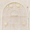 2 Pack Metal Garden Trellis Rustproof Trellis For Climbing Plants Outdoor Flower Support - Cream White - Image 6