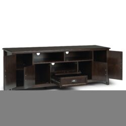 Burlington - TV Media Stand - Mahogany Brown