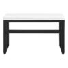 Computer Desk, Home Office, Standing, Adjustable, Laptop, Contemporary And Modern - White / Black - Image 4