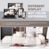 Modern Oversized Modular Sectional Sofa With Ottoman, Seat, Chaise Lounge And Armrest, Sparkling Chenille Fabric Soft Cushion Sofa With 4 Pillows, 4 Pieces Diy Combination Tufted Sofa, No Assembly Required - Beige - Image 15