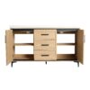 Original 60" Freestanding Bathroom Vanity With Double Resin Sink Plywood Soft Closing Doors & Drawers - Oak - Image 16