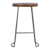 Industrial Chunky Bar Stool - Chestnut - Image 9