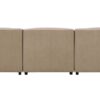 Veata - Suede Sectional Sofa With Right Hand Facing Chaise - Light Brown - Image 5