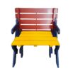 Multi Functional Kid's Arm Chair Table 2 Benches Set Easy To Clean - Colorful - Image 12