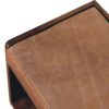 Bench With Brown Leather Seatpad - Chestnut - Image 5