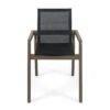 Belfast - Outdoor Dining Chair (Set of 2) With Mesh And Frame - Gray - Image 5