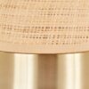 Cylinder - Rattan Contemporary Rattan Table Lamp - Royal Gold / Natural - Image 4