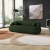 Andrew - Boucle Sofa - Dark Green - Image 4