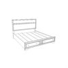 Madrid - Queen Bed With Storage Drawers And Nickel Handles - Black - Image 4