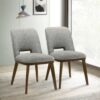 Blake - Dining Chair (Set of 2) - Brown / Light Gray - Image 5