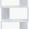 3 Layer Simple Household Bookshelf - Cream White - Image 4