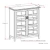 Burlington - Medium Storage Cabinet - Mahogany Brown - Image 7