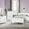 Louis Philippe - Queen Bed - White - Image 2