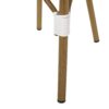 French Bistro Chair Set Outdoor Cafe Style - White / Gray - Image 12