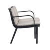 Luna - Outdoor Patio Loveseat With Frame And Cushions Weather Resistant Pp Material - Beige / Black - Image 7