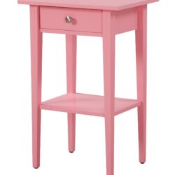 Contemporary Nightstand - Pink