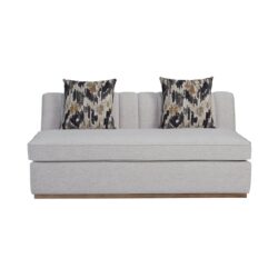 Channel - Armless Loveseat - Off White