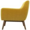 Brayden - Lounge Chair - Velvet - Brown / Gold / Yellow - Image 11