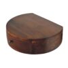 Lunar - 1 Drawer Floating Nightstand - Chestnut - Image 6