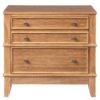 Hazel - 3 Drawer Side Table For Living Room, Hallway, Entryway (Set of 2) - Natural - Image 4