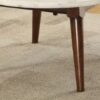 Gasha - Coffee Table - White Marble / Walnut - Image 4