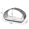 Abigal - Outdoor Wicker Daybed With Cushion - Gray / White - Image 6