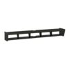 Modern Wall-Mounted Floating TV Stand - Solid Black - Image 5