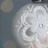 Christmas Ball Ornaments, Glass Decorative Hanging Ball Christmas Tree Ornaments, For Holiday Party Decorations (Set of 12) - White - Image 4