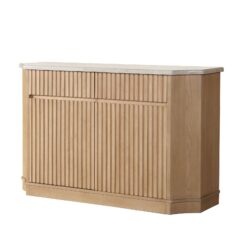 Qwin - Server - Natural Marble / Oak