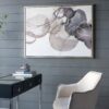 Large Modern Oil Painting, Hand Painted Abstract Watercolor Texture - Multicolor - Image 6