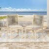 Cordoba - Dining Chair (Set of 2) Comfortable Armless Chairs - Beige - Image 18