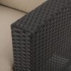 Puerta - Loveseat Outdoor Seating With Water Resistant Cushions - Dark Brown - Image 12