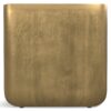 Bassett - Cast Aluminum Side Table - Brown - Image 2