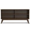 Draper - Mid Century Low Bookcase - Walnut Brown - Image 3