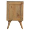 Nordic Style 4 Drawer Multi Nightstand - Oak - Image 5