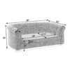Contemporary Pet Sofa With Arc Shaped Backrest And Armrests Breathable Linen Soft Cushion - Green - Image 4