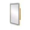 Rectangle Medicine Cabinet Mirror Bathroom Mirror With Storage Wall Mounted Medicine Mirror Cabinet With LED - Gold - Image 13