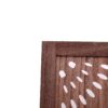 Panel Solid Wood Folding Room Divider - Brown - Image 4
