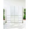 Elise - Slim Modular Wood Closet Cabinet With Drawers In Durable Melamine And Wood 71" Height - White - Image 14