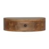 Wall Mounted Rounded Nightstand - Oak - Image 10