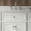 Freestanding Single Sink Bathroom Vanity With Solid Wood Construction And Engineered Marble Top - White - Image 13