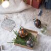 Egg Christmas Ball Ornament, Glass Decorative Hanging Ball Christmas Tree Ornaments For Holiday Party Decorations (Set of 6) - Multi - Image 6