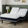 Copper Lux - 14" Split Top Queen Plush Memory Foam Mattress With Phase Change Cooling Fabric - White / Gray - Image 4