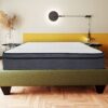 King Size Hybrid Plush Foam Mattress, Soft Polyester Knit Cover, Multi Layer Foam Mattress - White / Gray - Image 2