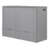 Full Size Murphy Bed With Drawer And A Set Of Sockets & USB Ports, Pulley Structure Design - Gray - Image 10