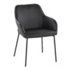 Daniella - Contemporary Dining Chair (Set of 2) - Black - Image 2