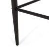Counter Height Upholstered Bar Stools With Backs And Iron Legs For Kitchen Island (Set of 2) - Beige - Image 13