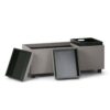 Avalon - Storage Ottoman - Cloud Gray - Image 3